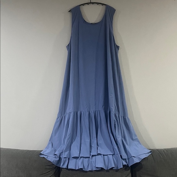 Eddie Bauer Light Blue Dress Size 2X - Picture 1 of 6